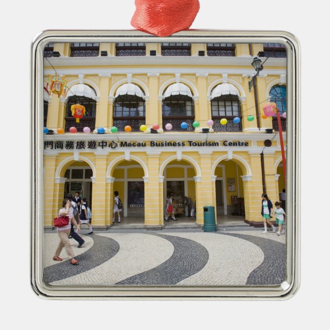 Asien, Nordostasien, China, Macau, Silbernes Ornament (Vorne)