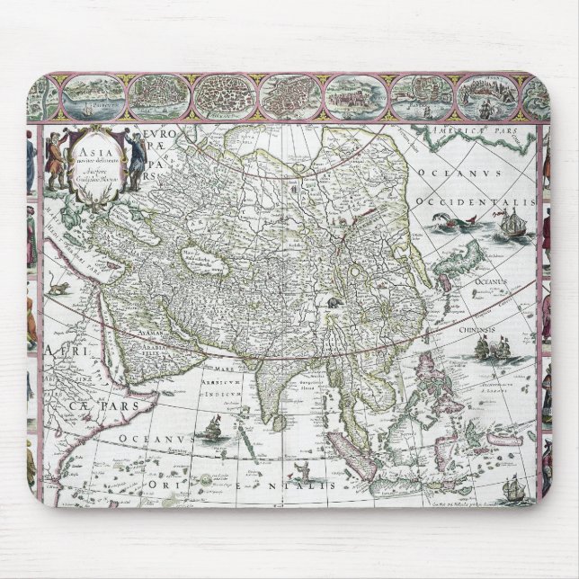 Asien noviter delineata, 1617 mousepad (Vorne)