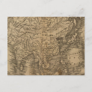 Asien Postkarte