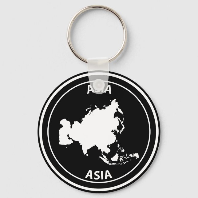 Asien Schlüsselanhänger (Vorderseite)