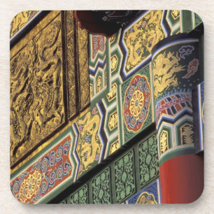 Asien, Taiwan, Taipeh. Grand Hotel, Hauptgebäude Getränkeuntersetzer