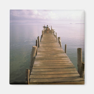 Asien, Thailand, Ko Samui Insel. Dock. Magnet