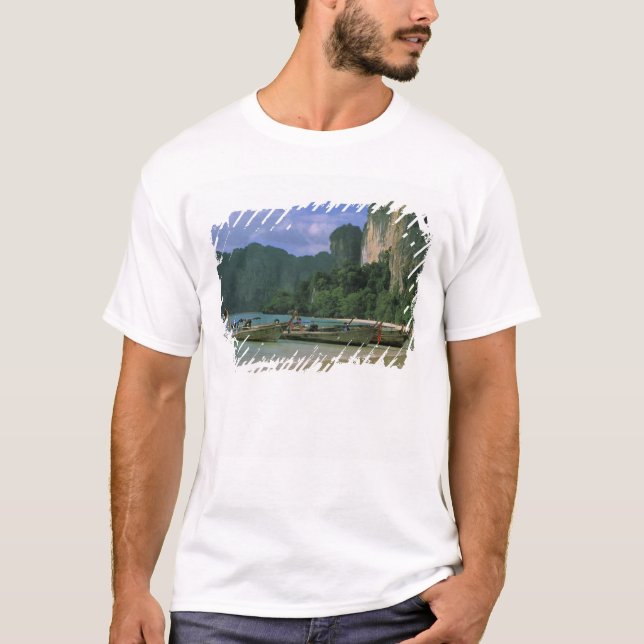 Asien, Thailand, Krabi. West Railay Beach, T-Shirt (Vorderseite)