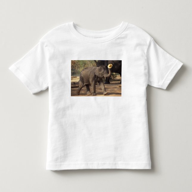 Asien, Thailand, Lampang Bowing with hat - Thai Kleinkind T-shirt (Vorderseite)