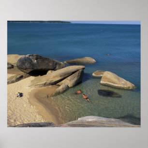 Asien, Thailand, Samui. Beach Poster