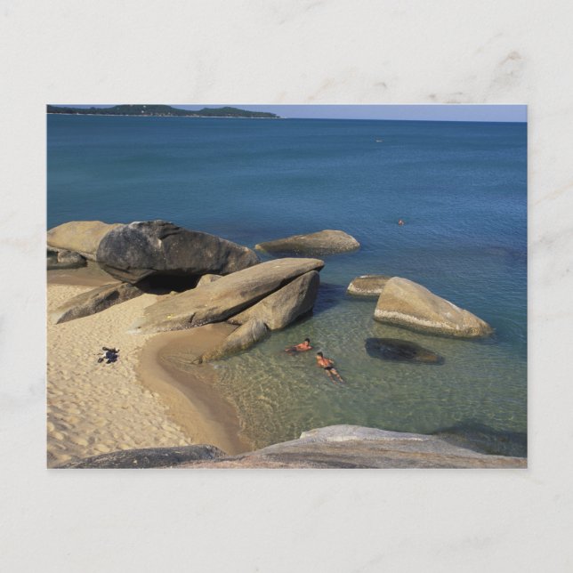 Asien, Thailand, Samui. Beach Postkarte (Vorderseite)