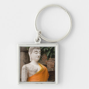 Asien, Thailand, Siam, Buddha in Ayutthaya Schlüsselanhänger