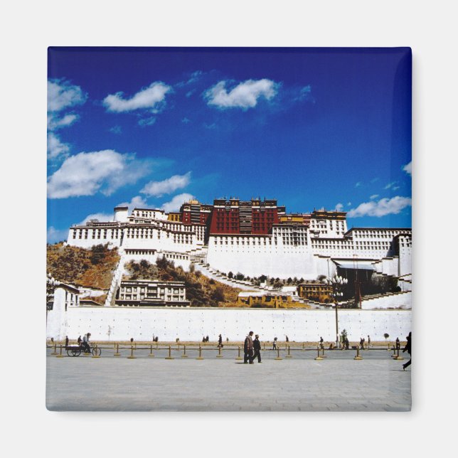 Asien, Tibet, Lhasa, Potala Palace. UNECSO Magnet (Vorne)