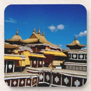 Asien, Tibet, Lhasa, Potala-Palast aka Rot Getränkeuntersetzer
