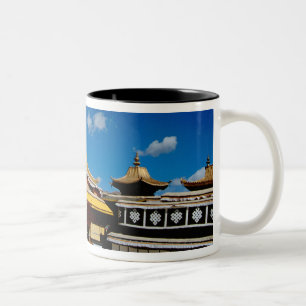 Asien, Tibet, Lhasa, Potala-Palast aka Rot Zweifarbige Tasse