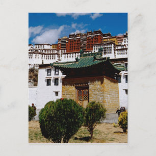 Asien, Tibet, Lhasa, Potala-Palast auch bekannt al Postkarte
