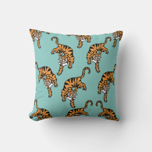 Asien-Tiger-Muster Kissen