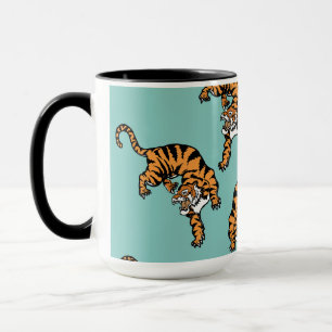 Asien-Tiger-Muster Tasse