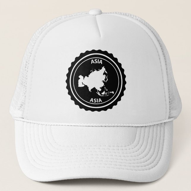 Asien Truckerkappe (Vorderseite)