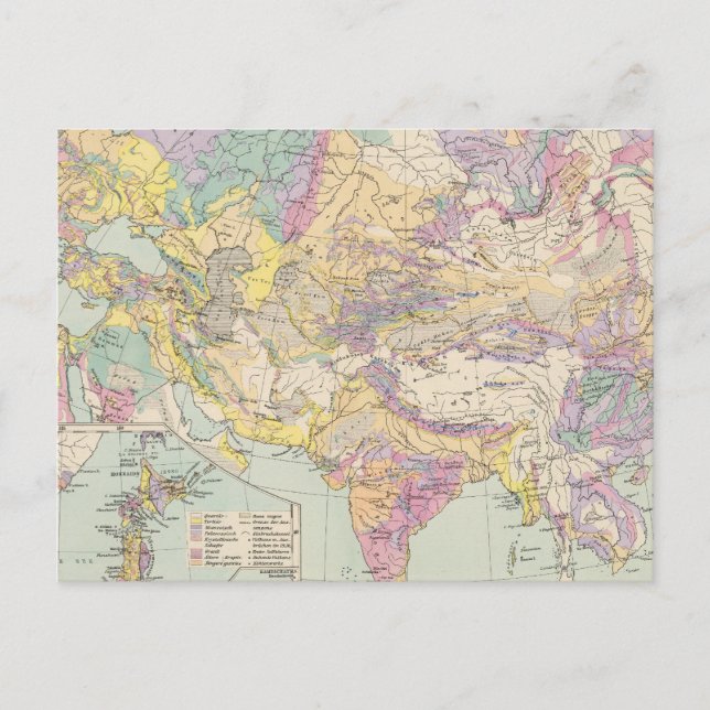 Asien u Europa - Atlas Carte de l'Asie et de l'Eur (Devant)
