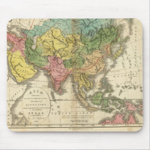 Asien und das Imperium von Genghis Kahn Mousepad