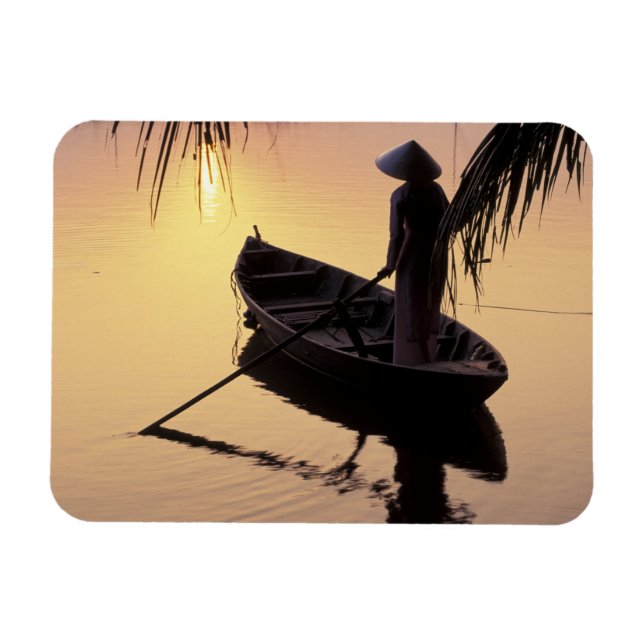Asien, Vietnam, Mekong-Delta, kann das. Abend Magnet (Horizontal)