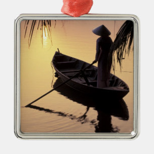 Asien, Vietnam, Mekong Delta, kann das. Abend Silbernes Ornament