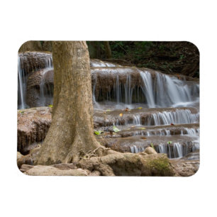 Asien, Wasserfall an der Grenze zwischen Thailand Magnet