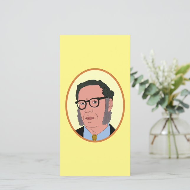 Asimov Dankeskarte (Stehend Vorderseite)
