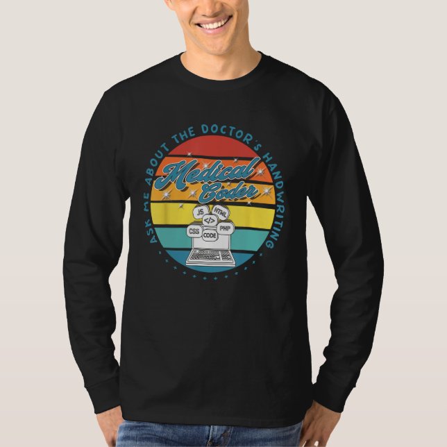 Ask me about the doctor´s Handwriting   Medical Co T-Shirt (Vorderseite)