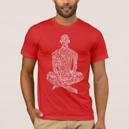 Asketisch (Rot mit Weiß) T-Shirt
