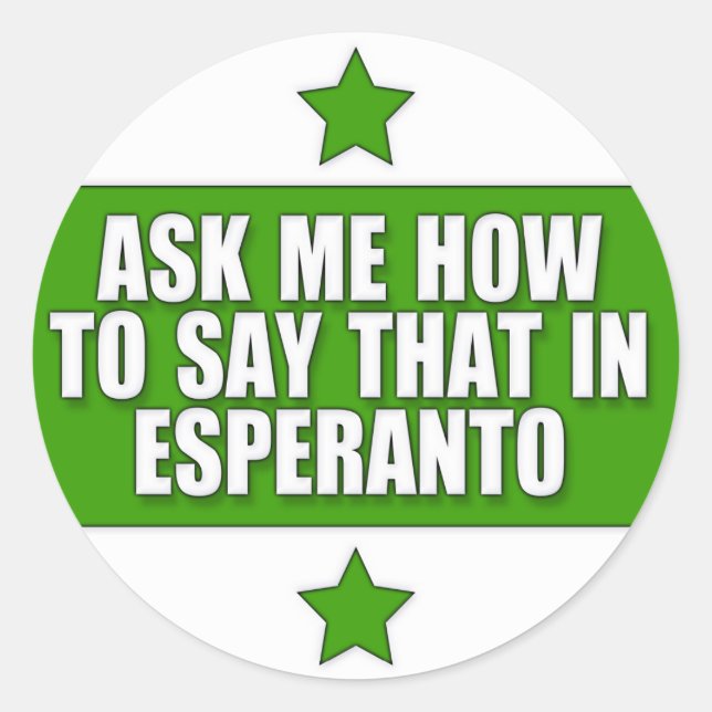 AskMeHow Runder Aufkleber (Vorderseite)