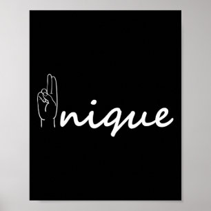 ASL Alphabet American Sing Language ASL Tee Poster