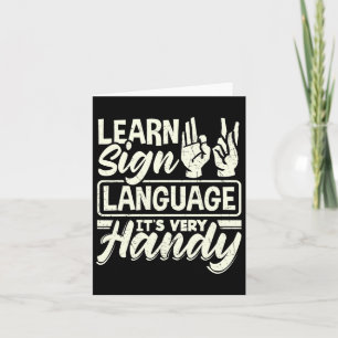 Asl-Alphabet-Lehrer Amerikanische Gebärdensprache  Karte