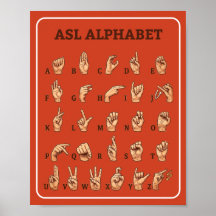 ASL-Alphabetposter