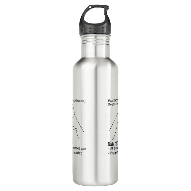 ASL Design - Rule of Thumb Edelstahlflasche (Vorderseite)
