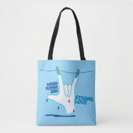 ASL Design - Wash, Rinse, and Dry Love ILY Tasche