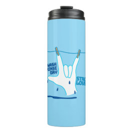 ASL Design - Wash, Rinse, and Dry Love ILY Thermosbecher