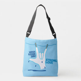 ASL Design - Wash, Rinse, and Dry Love ILY Tragetaschen Mit Langen Trägern