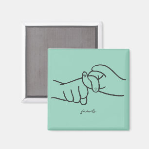 ASL Freunde Magnet – Verbundenheit auf Display