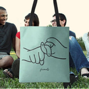 ASL Friends Tote Bag - Zeichensprache Tasche