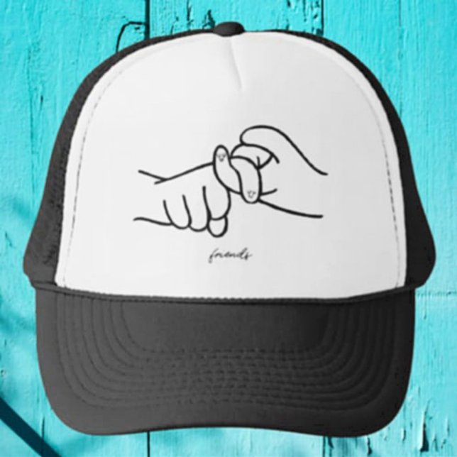 ASL Friends Trucker Hat - Signing Language Style Truckerkappe (Von Creator hochgeladen)