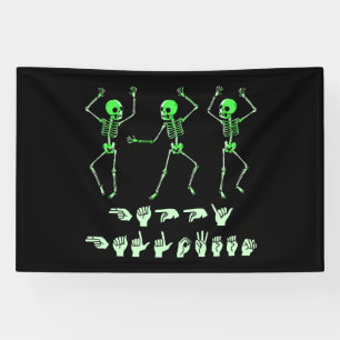ASL Frohes Halloween I - Süße gruselige Jahreszeit Banner