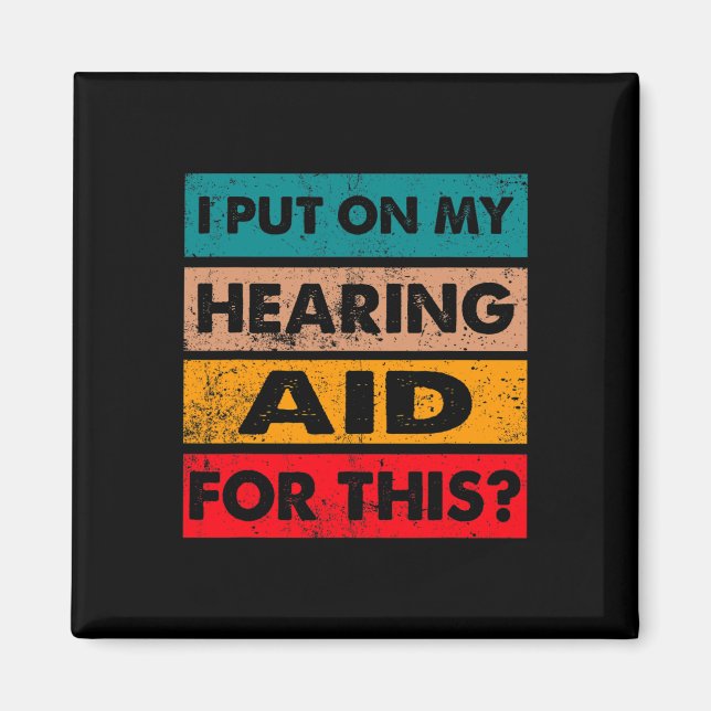 ASL Fun Deaf Pride Awareness Sign Sprachen Hearin Magnet (Vorne)
