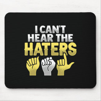 ASL Hand Gesture Deaf Hörverlust Bewusstsein Mousepad