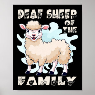 ASL Handgeste Handzeichen Hörverlust a Poster