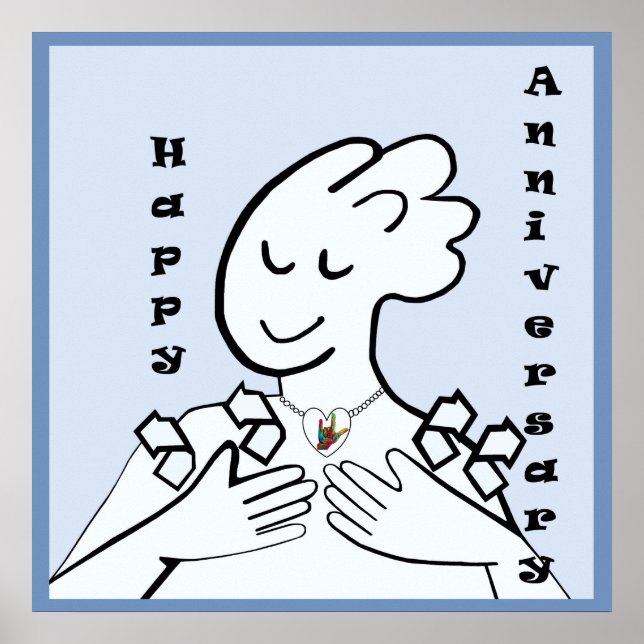 ASL Happy Anniversary Poster (Vorne)