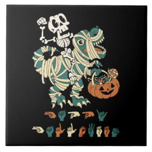 ASL Happy Halloween II - Niedliche Spooky Saison Fliese