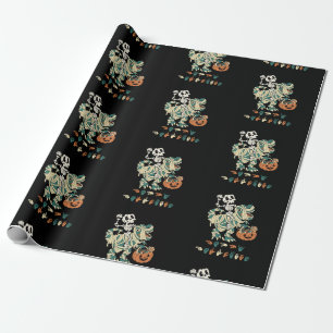 ASL Happy Halloween II - Niedliche Spooky Saison Geschenkpapier