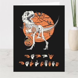 ASL Happy Halloween III - Niedliche Spooky-Saison Karte