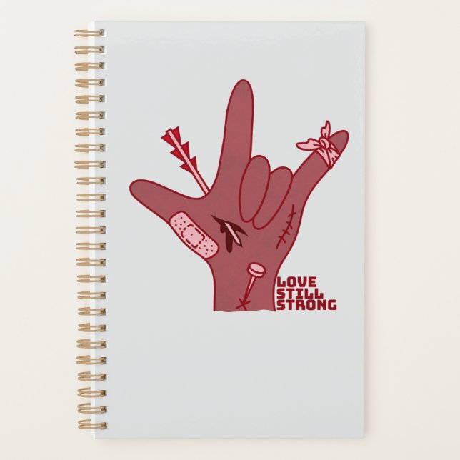 ASL ILY Design - Love Wounded But Still Strong (Devant)