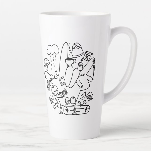 ASL ILY Thanks – Autumn Vibes  Milchtasse (Rechts)