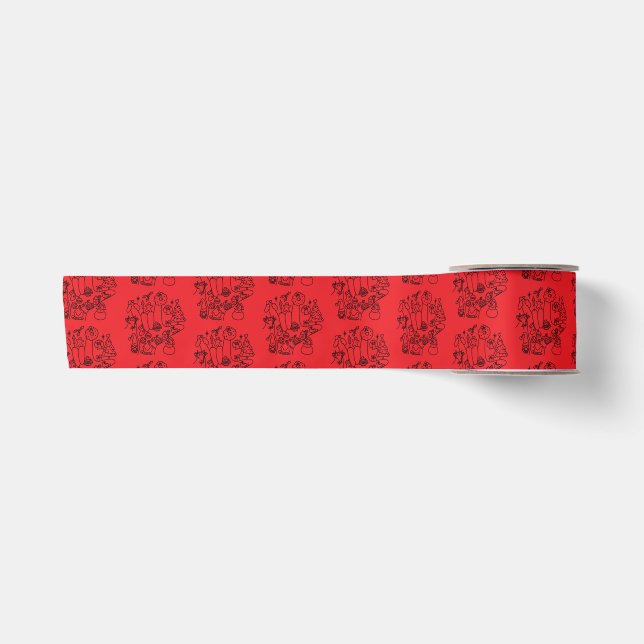 ASL ILY – Winter Vibes  Satinband (Vorderseite)