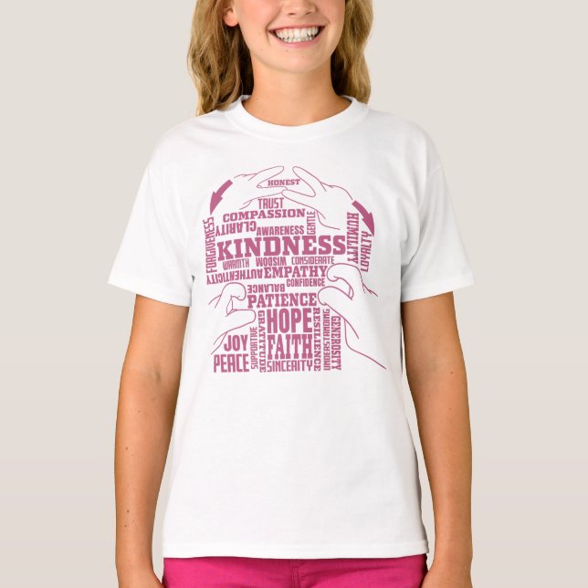 ASL - Innere Schönheit - Deaf Culture "Vee Vee Des T-Shirt (Vorderseite)