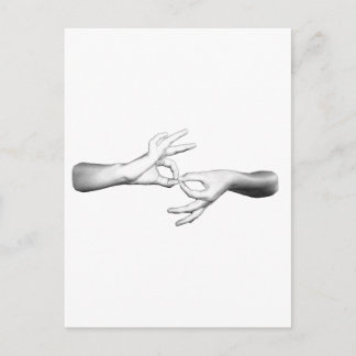 Asl-Interpret Postkarte